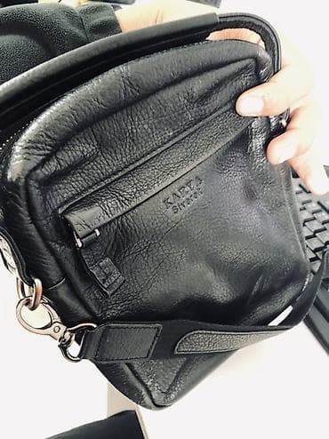 Мужская сумка через плечо Karya - Материал: натуральная кожа