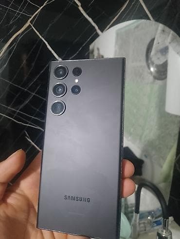 Samsung Galaxy S23 Ultra, Б/у, 256 ГБ, цвет - Черный