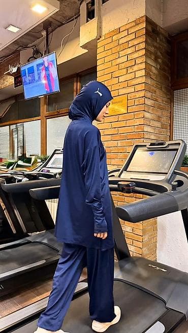 верхний одежда: Женский скромный спортивно‑плавательный костюм с хиджабом Описание: - — 5