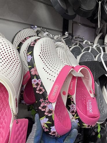 крокс шлепки мужские: Сабо, 32, 33, 34, Crocs, Новый, цвет - Белый, Бесплатная доставка — 8
