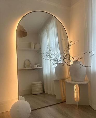 арочное зеркало: Срочно! Напольное зеркало в полный рост с арочным верхом. Новое — 2