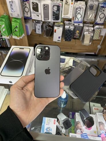 хуавей п50 про цена бишкек: IPhone 14 Pro, Колдонулган, 128 ГБ, Black Titanium, Коргоочу айнек, Заряддоочу түзүлүш, Каптама, 82 % — 1