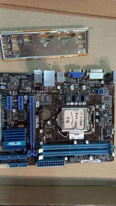материнка на сокете 1155: Материнская плата, Б/у — 1