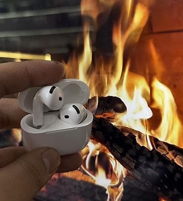 Наушники: AIRPODS 4 С АКТИВНЫМ ШУМОПОДАВЛЕНИЕМ ORIG Беспроводные — 1