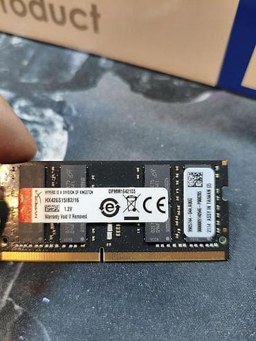 hyper x claud: Модель: Kingston HyperX HX426S15IB2/16.Тип: DDR4 SODIMM.Объем: 16 ГБ — 1