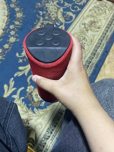 playstation 3 silm: Портативная Bluetooth‑колонка (цилиндрическая, красная тканевая — 1