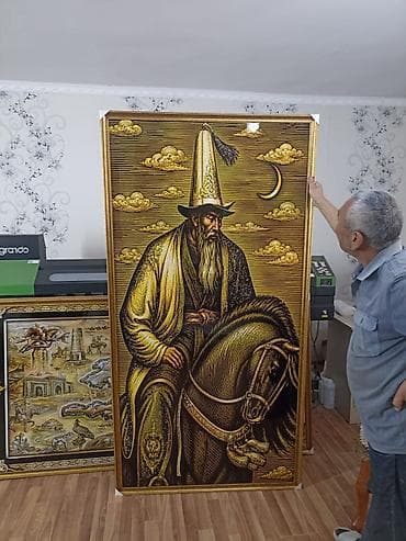 большой набор для рисования: Это Картины Манас на заказ 2х1м размер - Набор крупных декоративных — 7