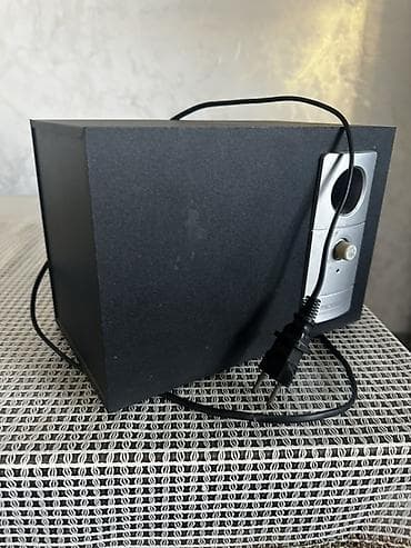 пле: Сабвуфер Microlab (активный) - Компактный корпус из MDF в черном — 2