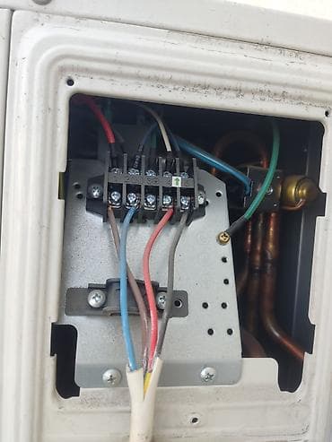 холодильная будка: Электромонтаж и подключение сплит‑систем (внутренний и наружный блок) — 2