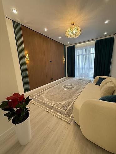 1 бөлмө, 47 м², Элитка, 14 кабат, Евроремонт