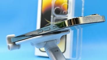 Техника и электроника: IPhone 14 Pro, Б/у, 256 ГБ, Золотой, Защитное стекло, Чехол, Коробка, 100 % — 4