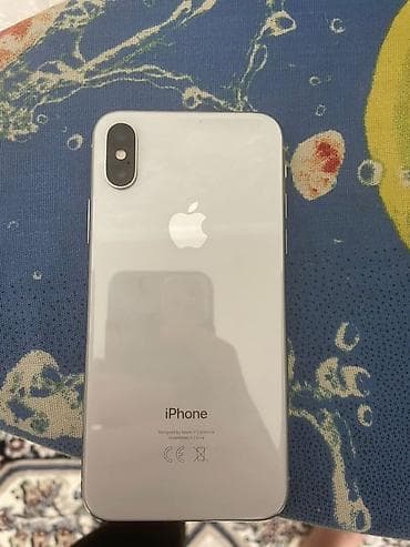iphone 7 128gb: IPhone X, Новый, Серебристый, Зарядное устройство, Защитное стекло, Чехол, 80 % — 1