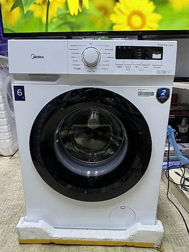 сушилка для слива: Стиральная машина автомат, Новый, Midea, До 6 кг, Фронтальная, Оптом — 9