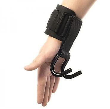 лямки для рук: Тяговые крюки для тренировок (пара) - Назначение: помощь в тяговых — 1