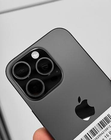 iphone 13mini: IPhone 16 Pro, Б/у, 128 ГБ, Black Titanium, Защитное стекло, Чехол, Коробка, В рассрочку, 100 % — 4