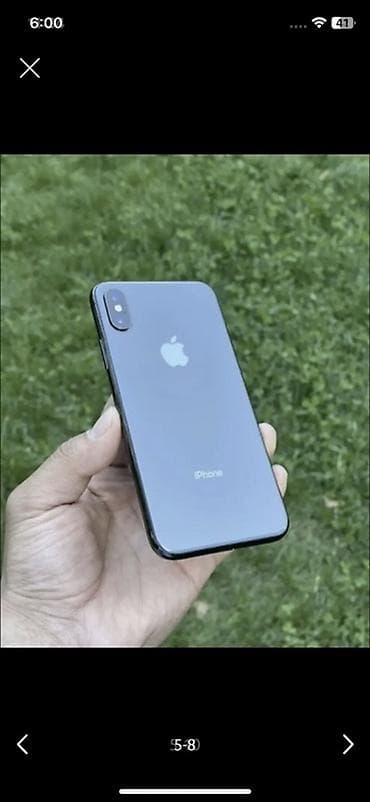 redmi note 11 pro plus: IPhone X, Б/у, 256 ГБ, Черный, Чехол, 100 % — 5