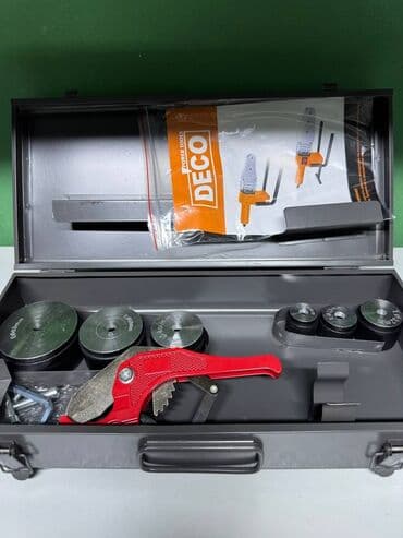 купить трубогиб для профильной трубы бу: УТЮГ для пластиковых труб профессиональный сетевой Фирмы: DECO 800w — 3