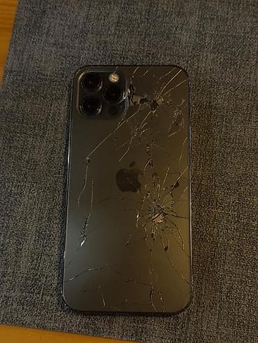 Техника и электроника: IPhone 12 Pro, Б/у, 128 ГБ, Jet Black, 82 % — 3