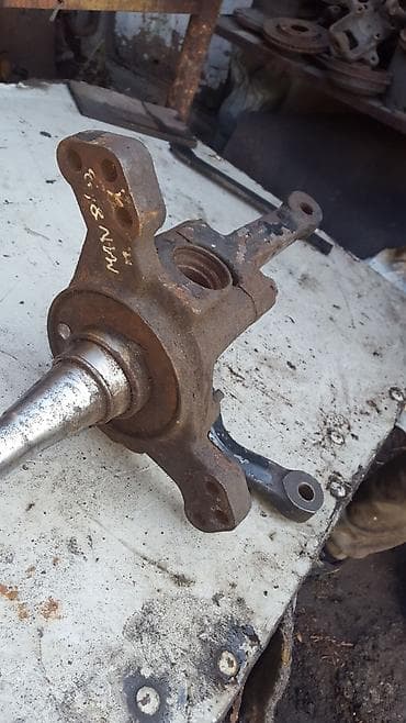 man: Man 8-163 передняя ость морковка левая дисковые тормоза — 3