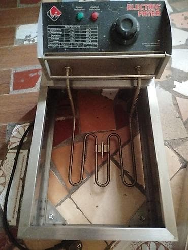 апарат фри: Электрическая фритюрница (настольная) - Материал: нержавеющая сталь — 2