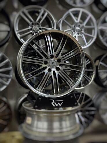 racing: Литые Диски R 19 Work, Комплект, отверстий - 5, Б/у — 1