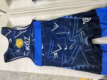 ⸻ Спортивный комбинезон / трико для борьбы “Blue Shark KGZ” 💥 Стильно