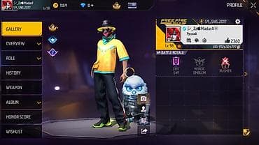 PS5 (Sony PlayStation 5): Аккаунт Free Fire MAX Характеристики: - Уровень профиля: 58 - Ник — 5