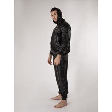 фитнес костюм: Костюм-сауна с капюшоном и молнией (Весогонка) Костюм-сауна - — 3