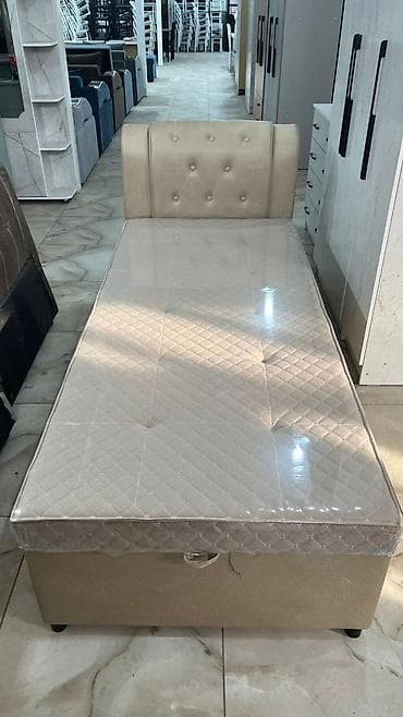 спальный одинарный: Односпальная кровать, Новый, С ящиком для хранения, длина - 195 см — 1