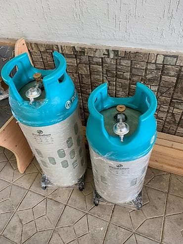 бутан: Композитный газовый баллон, Другой бренд, Наполнение: Пропан — 1