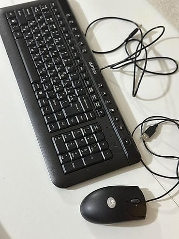 компьютерные мыши redpoint: Проводной комплект для ПК: клавиатура A4Tech + мышь Logitech RX250 - — 3