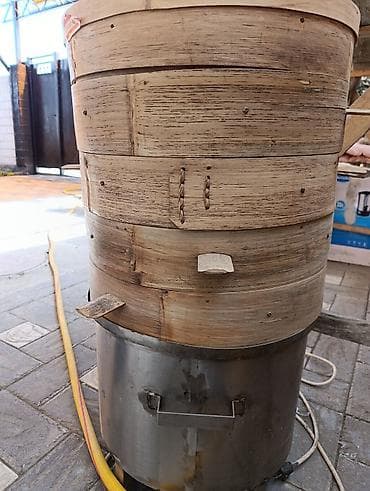 ниже: Промышленная пароварка с бамбуковыми ярусами Комплектация и — 4