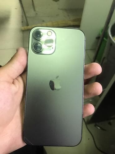 iphone 12про: IPhone 12 Pro, Б/у, 256 ГБ, Графит, Кабель, 100 % — 2