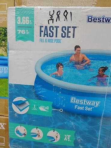 Надувной бассейн Bestway Fast Set (Fill & Rise Pool) - Диаметр