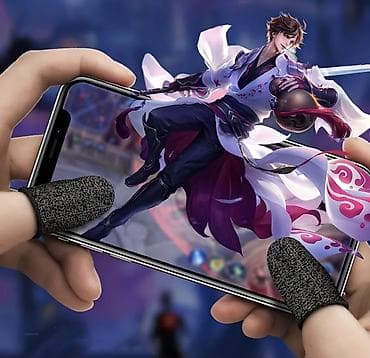 игровые пальчики: Напальчники для игр HOCO GM4 2шт черные с серым Самый новый — 10