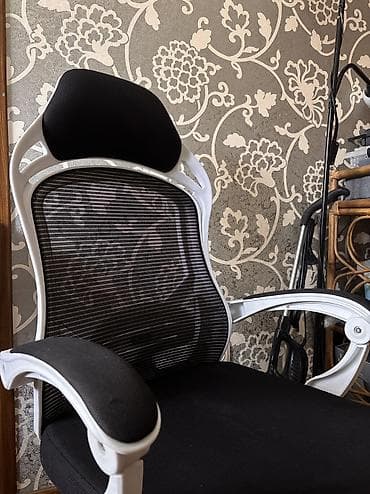 Офис шкафтары: Офис креслолор, Дөңгөлөктүү, түсү - Кара — 3