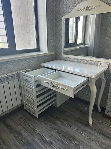 туалетная мыло: Спальный гарнитур, Б/у, Двуспальная кровать, МДФ, Самовывоз, цвет - Белый — 6