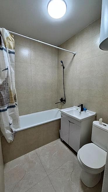 105: 1 комната, 44 м², Кызыл Аскер 105 серия, 1 этаж, Евроремонт — 5