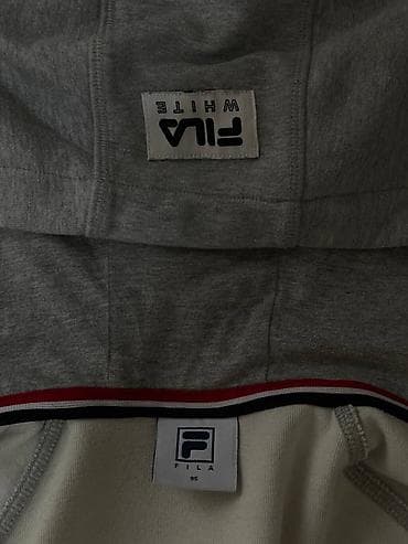 Толстовкалар: Эркектердин толстовкасы, M, Fila, Жаңы, түсү - Боз, Акылуу жеткирүү — 1