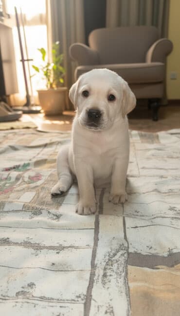 Щенок лабрадора-ретривера (светло-кремовый окрас) - Порода