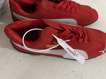 кеды puma: Мужские кроссовки, 42, 42.5, 43, Puma, Новый, цвет - Красный, Платная доставка — 3