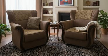 бу мебель для дома: Продаю 2 кресла б/у. Комбинированные. качественный материал- легко — 1