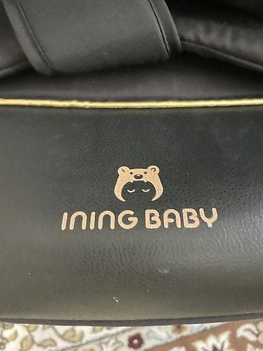 четырёхколесный велосипед: Коляска, цвет - Черный, Б/у — 4