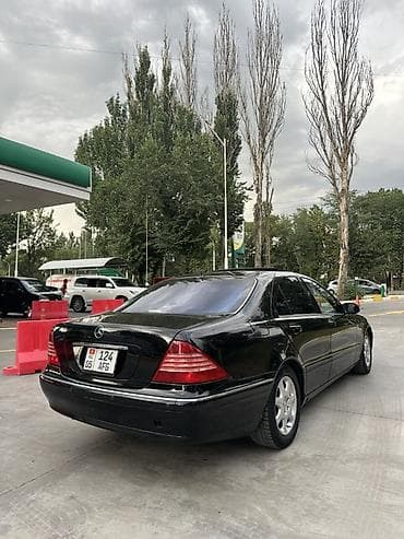 двойной выхлоп: Mercedes-Benz S-Class: 2003 г., 3.7 л, Типтроник, Бензин, Седан — 3