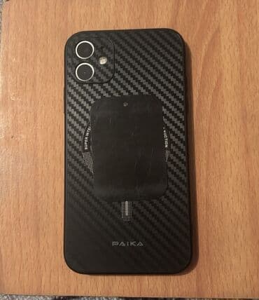 hp notebook: IPhone 12, Б/у, 64 ГБ, Черный, Чехол, 100 % — 2