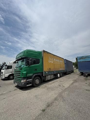 Тягач, Scania, 2012 г., Тентованный — 2