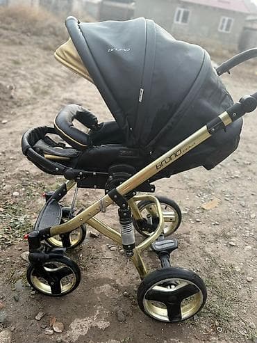 Коляски: Детская коляска 2 в 1 Bruno Gold. Коляска 2в 1. Люлька — 1