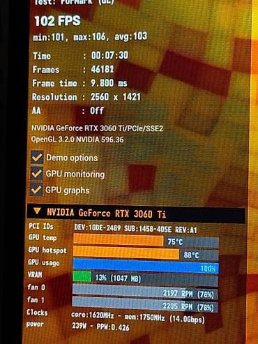 Видеокарта для ПК, Б/у, Gigabyte, GeForce RTX, 8 ГБ — 9