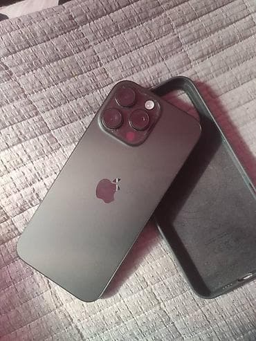 Poco: IPhone 16 Pro Max, 256 ГБ, Black Titanium, Чехол, 94 % — 1