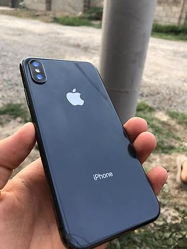 IPhone X (5.8") — стеклянный корпус Space Gray, рамка из нержавеющей